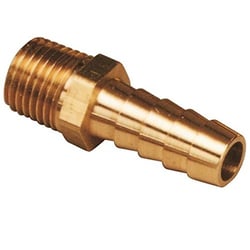 Picture of Moeller 18-8054 Brass Male Hose Barb 1/8" NPT x 5/16" ID Fuel Line Fitting