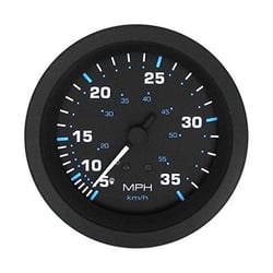Picture of Sierra 68960P Black Sterling Marine Speedometer Kit 0-50 MPH 3-Inch Pitot