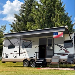 Picture of Solera 2026058703 USA 250th Anniversary Limited Edition RV Awning Screen