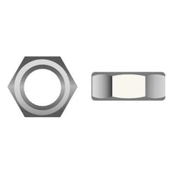 Picture of Seachoice 00614 3/4-10 Stainless Steel Hex Nut 10-Pack Marine Fastener