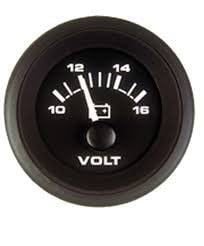 Picture of Sierra 62730P Premier Pro 2" Voltmeter Gauge 10-16 VDC Marine