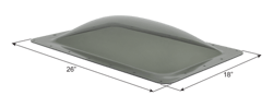 Picture of Icon Pistons 14266 RV Skylight Outer Dome SL1422C Clear 6-Pack