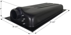 Picture of Icon 01601 RV Waste Holding Tank 8 Gallon Center End Drain with Sensors