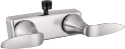 Picture of Dura Faucet DF-SA100LH-SN RV Shower Faucet Valve Diverter with Winged Levers Satin Nickel