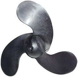 Picture of Solas 0001-073-06P Plastic Outboard Propeller 7.25" x 6" Pitch 3-Blade
