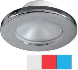 Picture of I2Systems A3120Z-41HAE Apeiron A3120 Screw Mount LED Light - Red Cool White Blue - Brushed Nickel