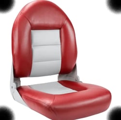 Picture of Tempress Products 54911 High Back NaviStyle Boat Seat Red/Gray