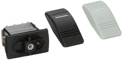 Picture of Sierra RK19810TP Contura III Waterproof DPDT Illuminated Rocker Switch 20A 12V
