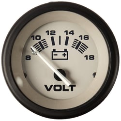 Picture of Sierra 61548P Driftwood Series 2" Voltmeter Gauge 8-18 VDC Black Gray