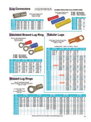 Picture of Pico Wiring 4006KT Brazed Copper Lug Ring Terminal 8 AWG 1/4 Inch Stud 5-Pack