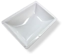 Picture of Specialty Recreation N1422 RV Skylight Inner Garnish Dome - White 14" x 22"