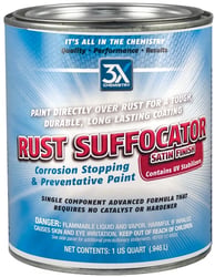 Picture of AP 126 Rust Suffocator Satin Black Corrosion Stopping Paint - 1 Quart