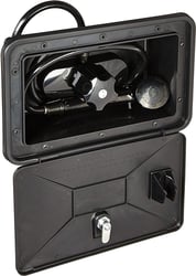 Picture of American Brass SHWRBOX-1-BLK Shower Valve Box with Single Lever Black Valve