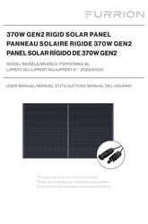 Picture of Lippert Components 2022001310 Furrion 370W Gen 2 Rigid Monocrystalline RV Solar Panel Black FSFP37MW2-BL