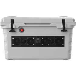 Picture of Wet Sounds SHIVR-55-GRY Battleship Gray 58 Qt Bluetooth Soundbar Cooler with Built-In Lithium Battery