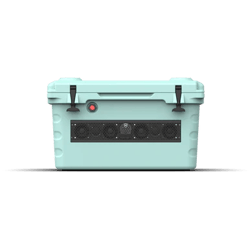 Picture of Wet Sounds SHIVR-55-SFM Seafoam 58 Qt Bluetooth Soundbar Cooler with Lithium Battery