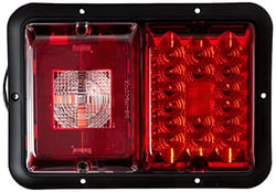Picture of Bargman 401580 2 Inch LED Amber Side Marker Light with Base and Connector
