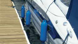 Picture of Taylor Made 541022 Hull Gard Inflatable Vinyl Boat Fender 5.5" x 20" Emerald Green