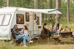 Picture of Thetford TCOM012PWTSFTNA Compass Premium Plus Marine Toilet White