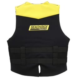 Picture of Seachoice 86500 Deluxe Type II Infant Life Vest Black/Yellow Under 30 lbs