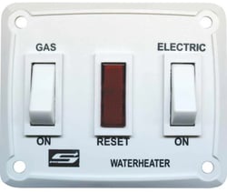 Picture of Suburban Mfg 232882 Water Heater Wall Switch Gas/Electric DEL Models White