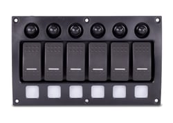 Picture of Sierra SP21010 Weather Resistant 6-Gang Breaker Panel with Backlit Switches