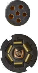 Picture of RV Designer P725 6-Way Round Plug to 7-Way RV Socket Harness Adapter