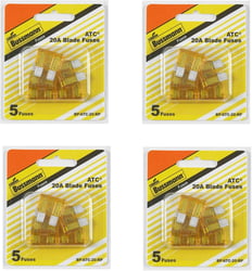Picture of Bussmann BP/ATC20RP 20 Amp ATC Automotive Blade Fuse (5 Pack)