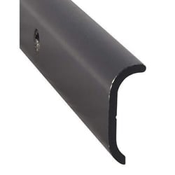 AP 021860028 Short Leg Non-Insert Trim Molding 8' Black Aluminum — image 2