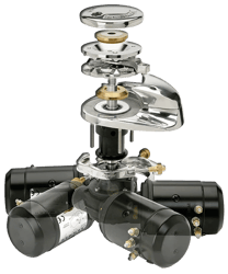 Picture of Lewmar 6671011108138 V1 Series Vertical Windlass 12V with Gypsy, 5/16" Chain, 1/2"-5/8" Line