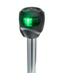 Picture of Attwood Marine NV6LC2107 LED Bi-Color Navigation Pole Light 10 Inch with Task Light