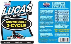 Lucas Oil Synthetic 2-Cycle Snowmobile Oil — image 3
