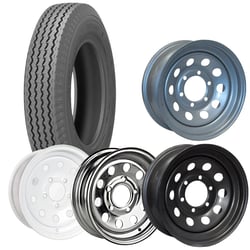 Loadstar Tires 30830 K353 Bias Trailer Tire and Wheel Assembly 530-12 Load Range C — image 2