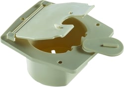 Picture of RV Designer B142 Colonial White Flat Sided Basic Hatch
