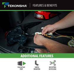 Tekonsha 118786 T-One Connector Assembly with ModuLite HD Module Trailer Wire Harnesses — image 2