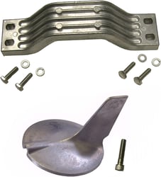Tecnoseal 21106AL Anode Kit for Yamaha 200-300 HP Outboards Aluminum — image 2