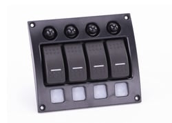 Picture of Sierra SP21000 Weather Resistant 4-Gang Breaker Panel with LED Switches
