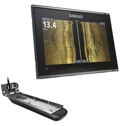 Picture of Simrad 00014840002 GO9 XSE 9-Inch Chartplotter Fishfinder with Active Imaging 3-in-1 Transducer