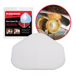 Megaware KeelGuard 02638 ScuffBuster Standard Notched Bow Guard 5.75" x 4.5" Stainless Steel — image 2