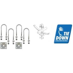 Dexter Marine Products 81175 Axle Tie Plate Kit Round Axle - for 1.9 — image 2