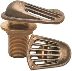 Picture of Buck Algonquin 00IS100 1" Bronze Intake Strainer - Thru Hull Web Base