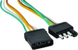 Picture of Attwood Marine 7621-7 Complete Trailer Wiring Kit 4-Way Flat Connector