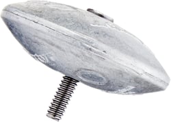 Picture of Martyr Anodes CMR01AL Aluminum Rudder and Trim Tab Anode with Stainless Steel Allen Head Screw