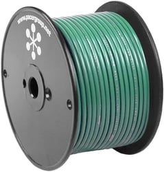 Picture of Pacer Performance WUL8GN-100 Green 8 AWG Marine Primary Wire 100 Foot