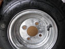 Picture of Loadstar Tires 30010 Bias Tire and Wheel Assembly 480/400-8 4-Hole Galvanized