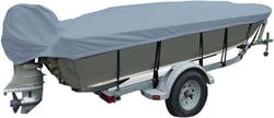 Carver Covers 71116F-10 Poly-Flex II Boat Cover for V-Hull Fishing Boats - 16.5' — image 2