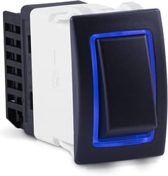 Picture of Sierra RK40660B Rocker Switch with Halo LED Light, ON-ON DPST, Blue