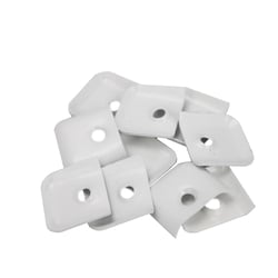 AP 021-39201 RV Trim Molding End Cap Polar White 10-Pack — image 2