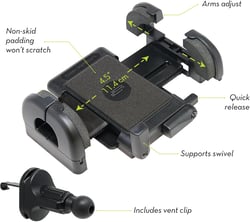 Picture of Bracketron PHV-200-BL Mobile Grip-iT Universal Device Holder