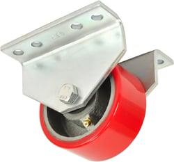 Picture of Ultra-Fab 48-979015 Rigid Skid Wheel 4 Inch Drop Forged Trailer Caster